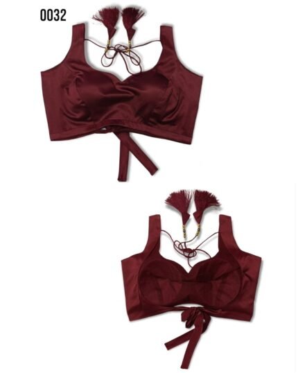 maroon sleeveless blouse (2)